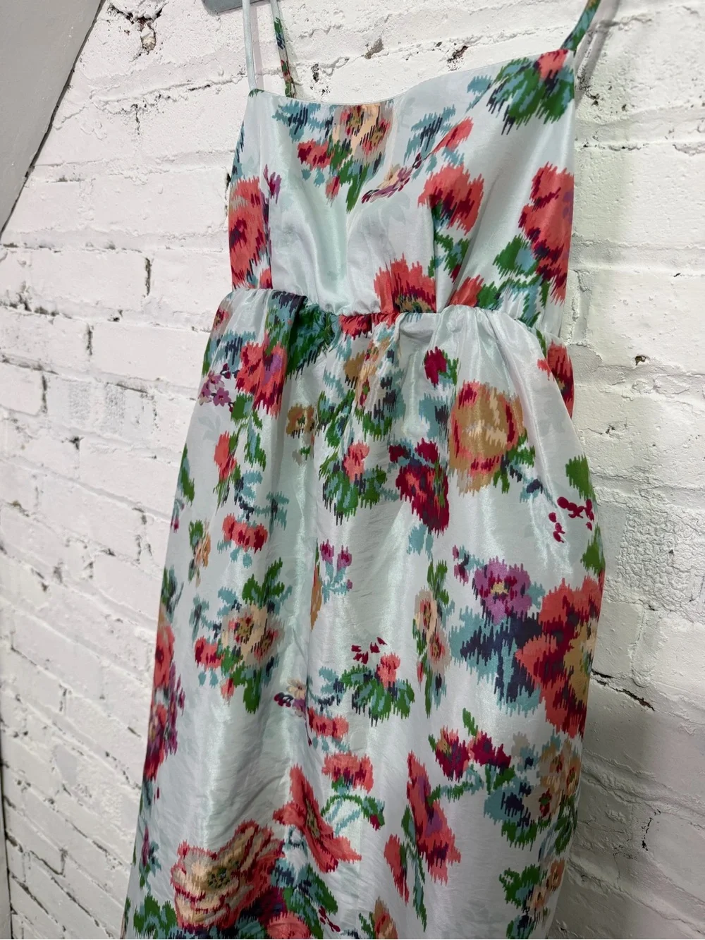 NWT ANTHROPOLOGIE BHLDN Sophia Apron-Top Jacquard Midi Dress Floral $248 MEDIUM